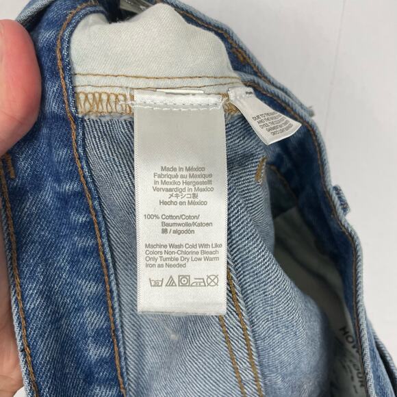 Madewell | The Perfect Vintage Button Fly High Rise Straight Leg Jeans *ALTERED* - Picture 9 of 9